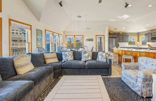 Farrow Shores House | Semi-Oceanfront Dog Friendly Home w/Private Pool, Hot Tub, EV Charger, Game Rm