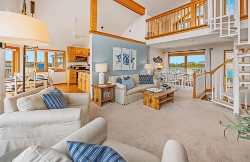 Waves House | Semi-Oceanfront Dog Friendly w/Private Pool, Hot Tub, Game Room, and Tiki Bar
