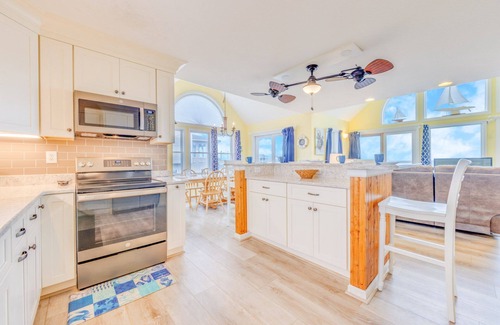 Wind Over Waves House | Semi-Oceanfront Home w/Private Pool, Hot Tub, Windsports Access, and Game Room