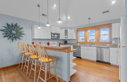 Wind Over Waves House | Semi-Soundfront Home w/Pool, Hot Tub, Elevator, Game Room, Community Boat Ramp
