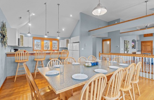 Wind Over Waves House | Semi-Soundfront Home w/Pool, Hot Tub, Elevator, Game Room, Community Boat Ramp