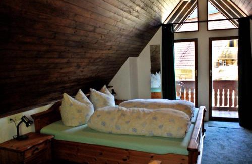 Hornberg Apartment | Seperates Ferienhaus Bachhäusle auf dem Hasenhof mit eigener Terrasse mit Grill, Kachelofen, WLAN