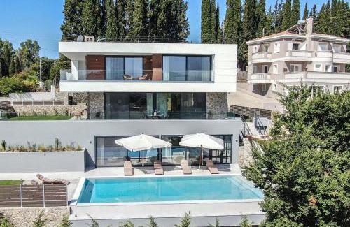 Corfu Town Villa | Seren Luxury Villa precious new build gem close to everywhere in Corfu
