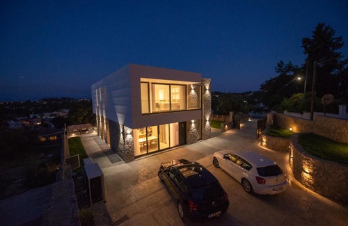 Corfu Town Villa | Seren Luxury Villa precious new build gem close to everywhere in Corfu