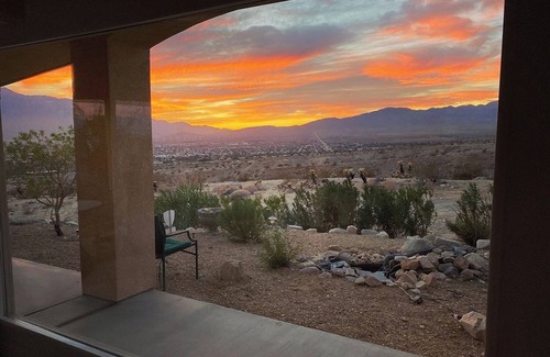 Desert Hot Springs House | Serene Desert Oasis w/Large Pool and SPECTACULAR Views