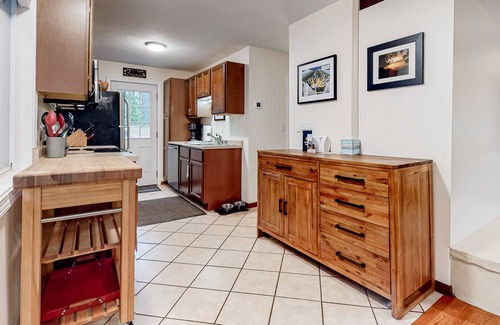 Gilford House | Serene getaway with private sauna, firepit, deck, grill, balcony, & washer/dryer