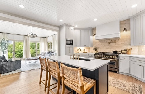 Cleveland House | Serene mountain view home with private pool, firepit, dry sauna, & AC
