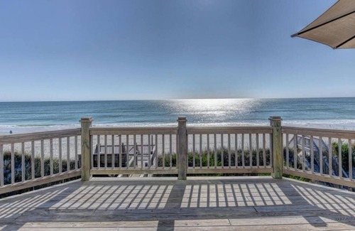 Topsail Beach House | Serene, Oceanfront Luxury. Elevator, spacious rooms, hot tub, Linens included!
