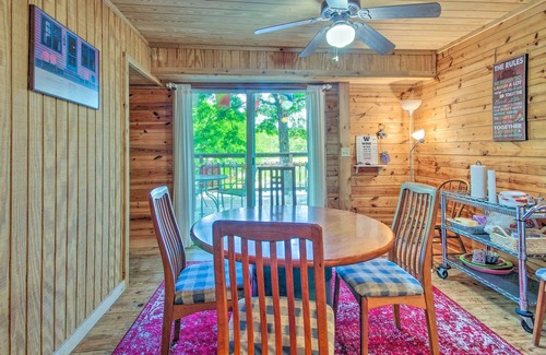 Sunrise Beach Cabin | Serene Sunrise Beach Cabin w/ Private Dock!