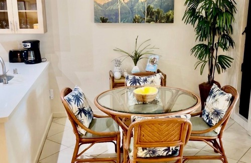 Poipu Condo | Serenity awaits - located just steps from beautiful Poipu beach with A/C!