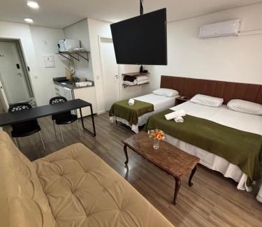 Central Zone Apartment | SeuLar cama king Cama Solteiro e Sofá cama