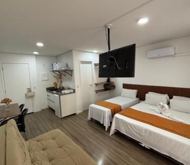 Central Zone Apartment | SeuLar cama king Cama Solteiro e Sofá cama