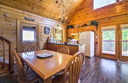 Sevierville Cabin | Sevierville Retreat: Private Hot Tub & Lake Views!