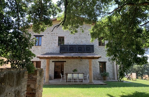 Corbara Villa | Sfarina, ancient restored home private pool, panoramic, 8 pax