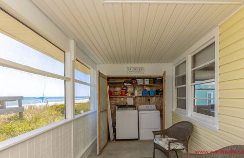 Surf City House | Shoreline - Classic Oceanfront Home - 2 Living Rooms & 2 Kitchens; Sleeps 14