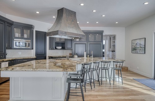 Island Park House | Shoreline Lodge, Lakefront and hot tub