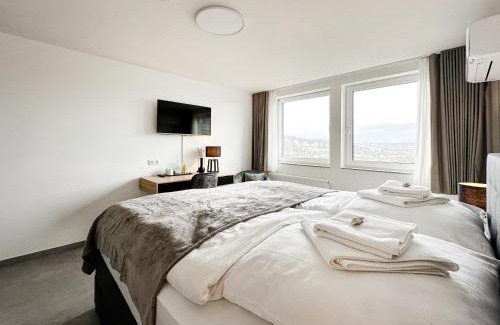 Siegen House | SI-View Doppelzimmer mit Stadtblick Zimmer 18 - Hotel