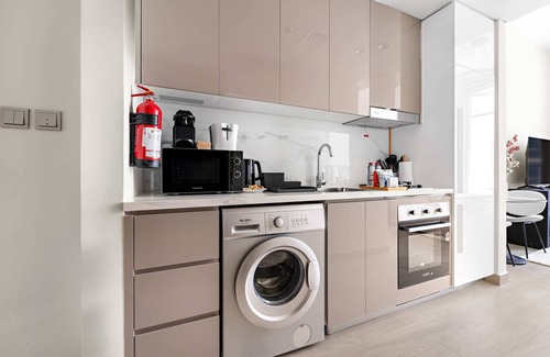Nad Al Sheba Apartment | Silkhaus Chic Studio | Skyline View | MBR City