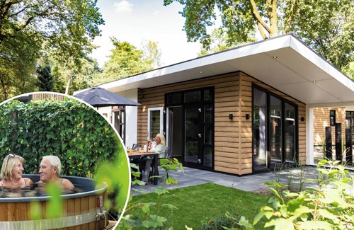 Lunteren Ski Chalet | ✓ Silva at Landgoed de Scheleberg ✓ Holiday home for 4 persons ✓ Located in Lunteren (Gelderland) ✓ Holiday park on the Veluwe ✓ Book directly through the park