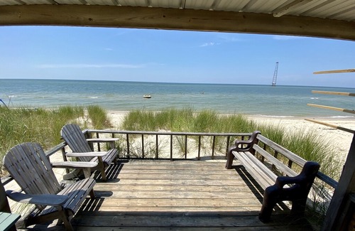Silver Beach Cabin | Silver Beach, VA: Sunset Bay Cottage - Private Beach on Chesapeake Bay