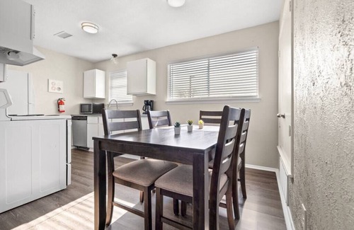 Central Arlington Apartment | Six Flags suite professionally cleaned with luxe king bed