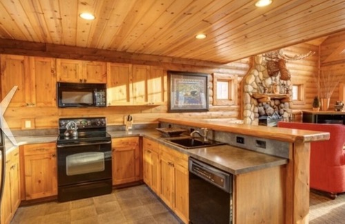 Boyne Falls Cabin | Ski-In, Ski-Out 4 Bedroom Mountain Cabin at Boyne Mountain Resort w/Hot Tub