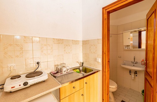 Nea Skioni Apartment | Skioni Studio Double Room with Sea View