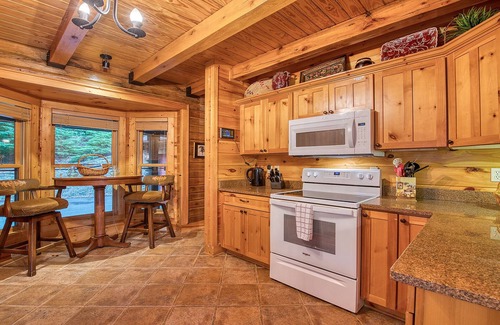 Maggie Valley Cabin | Sky Cabin: Luxury, Gated, Sparkling Clean, featured on HGTV's "Log Cabin Living"