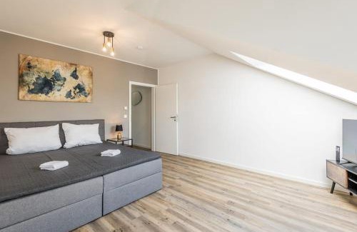 Hamm Apartment | Sky Penthouse 07 I Aufzug I TV I Terrasse I BBQ