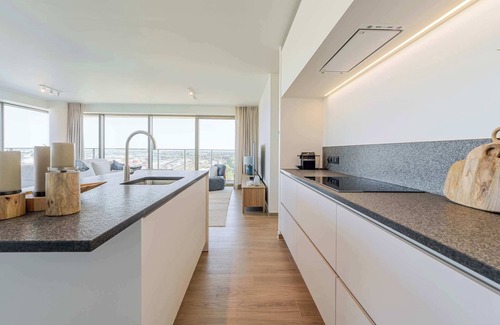 Ostend City Centre Apartment | Sky Tower II Modern Stay with Panoramic Views