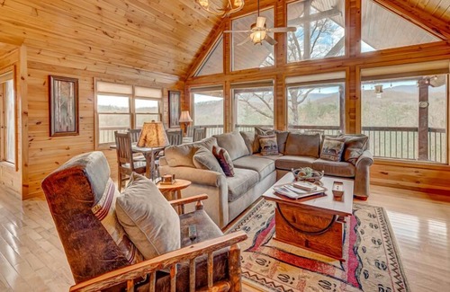 Epworth Cabin | Skydancer Lodge - Mountain Views | Pool Table | Hot Tub | Fire Pit