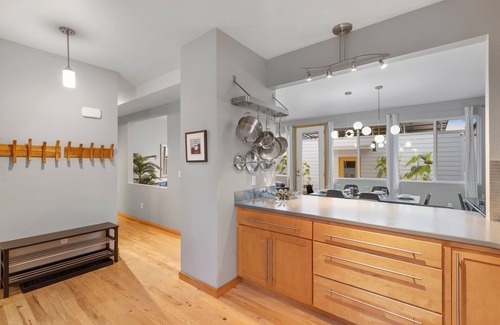 Old Town North House | Sleek Home Near Old Town W/Rftp Hot Tub & Mtn Views