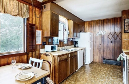 South Casco House | Sleeps 18! Large Waterfront Camp on Big Sebago with Two Docks & Sandy Beach