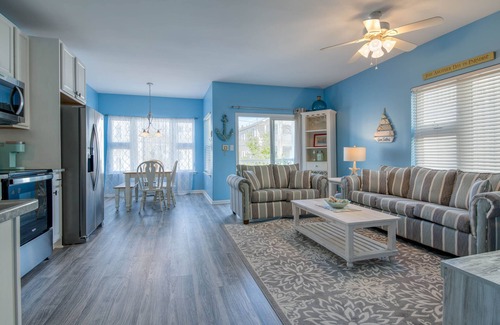 Cape May - Wildwood Condo | Small Dogs Allowed- Beach Block: Rooftop Deck & Private Balcony. Voted Top 10
