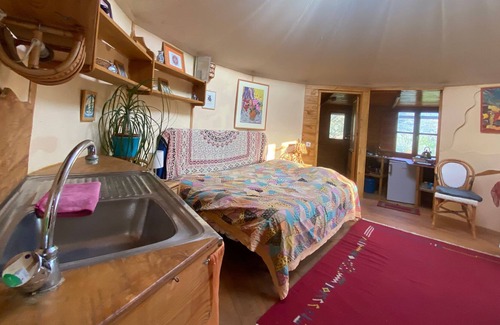 Lanjaron RV Rental | Small Yurt, with mountain view, iIdeal for couple