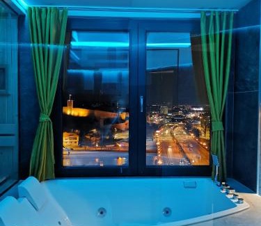 Centar Apartment | Smart Luxury Penthouse Suites - Private Sauna, Hot-Tub, Home Cinema at the best Location in Skopje