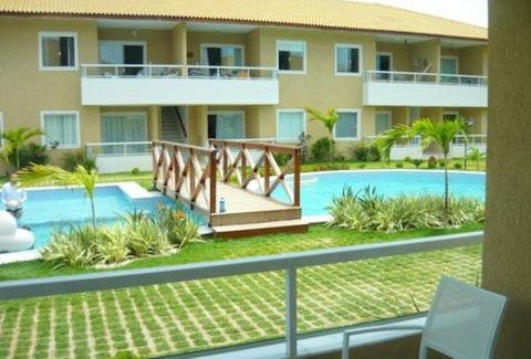 Guarajuba Apartment | Soft Guarajuba -Lindo Village Residencial amplo 2 quartos com suite e varanda no Térreo