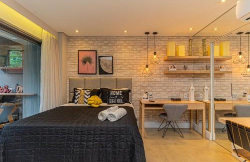 Brooklin Paulista Apartment | Solenn Studio - Varanda, Vaga e Ar no Brooklin SP