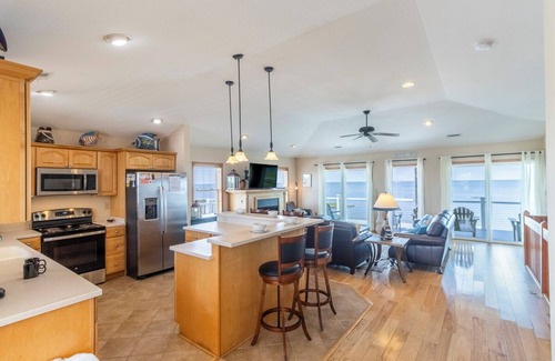 Wind Over Waves House | Soundfront serenity with a private dock at Blue Horizon in Salvo!