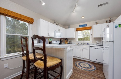 Carova Beach House | Soundside, Canal Front! Water views!, 4x535, The 4x4 Leaf Clover