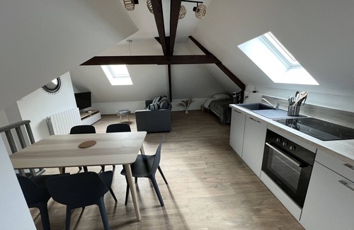 Boulogne-Centre Apartment | Sous les Toits - Apartamento familiar 5p, centro ciudad