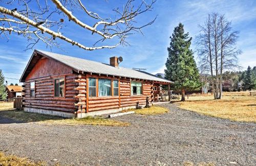 Ponderosa Pines House | South Fork Log Cabin with Beautiful Mountain Views!