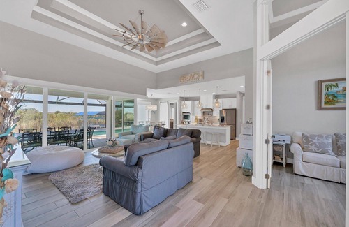 South Gulf Cove House | South Gulf Cove 3 Bedroom Pool + Spa on Canal Private Home