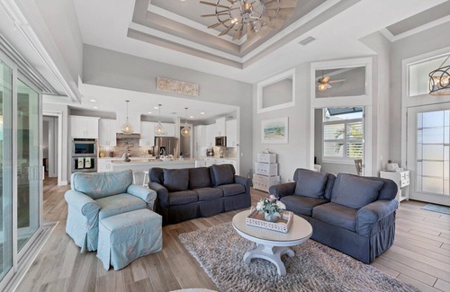 South Gulf Cove House | South Gulf Cove 3 Bedroom Pool + Spa on Canal Private Home