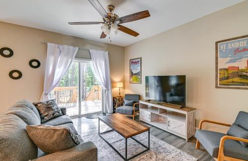 Southern Pines House | Southern Pines Golf Course Townhome with Deck!