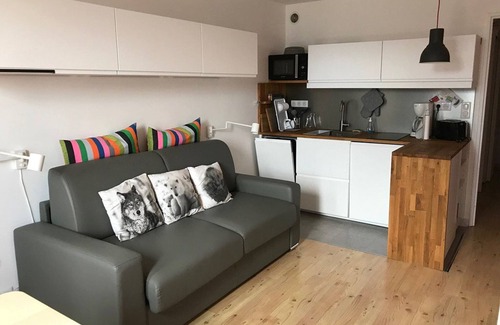 Les Angles Apartment | Spacious 2-room apartment with cabin and parking, near Lake Matemale
