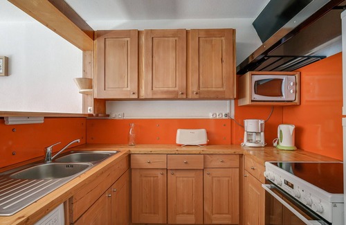 Arc-1600 Apartment | Spacious 3-Room Apartment for 7, Close to Arc 1600 Slopes and Shops
