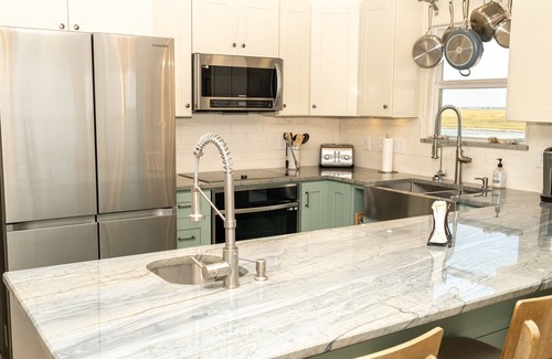Cedar Lane House | Spacious 4 Bedroom Waterfront Home with Beach Views, Private Pier & Boat Slip!