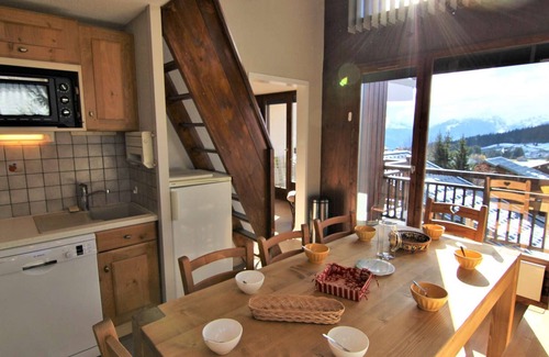 Les Saisies Apartment | Spacious 4-Room Apartment with Mezzanine & Garage, Sleeps 8, Prime Location in Les Saisies