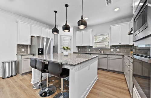 Lawrenceville House | Spacious 5-bedroom house with outdoor fireplace near Pleasant Hill!